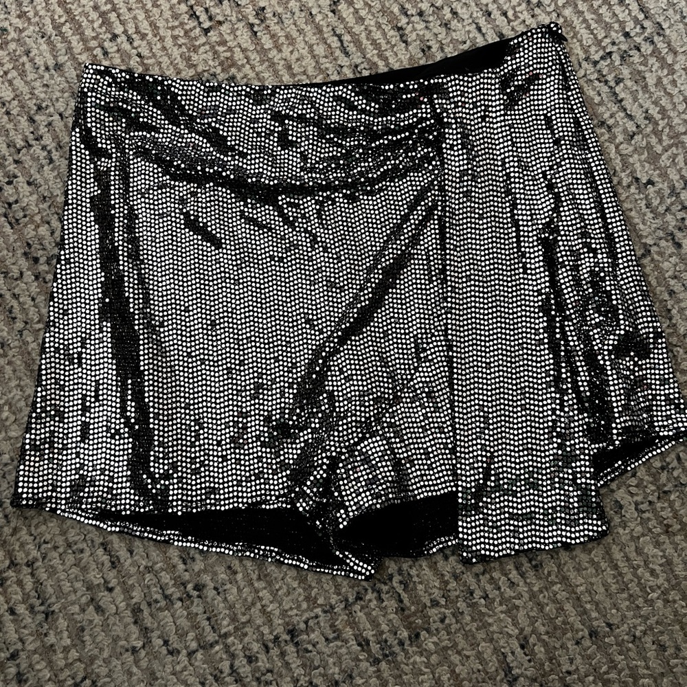 ZARA Sequin Skort Size L